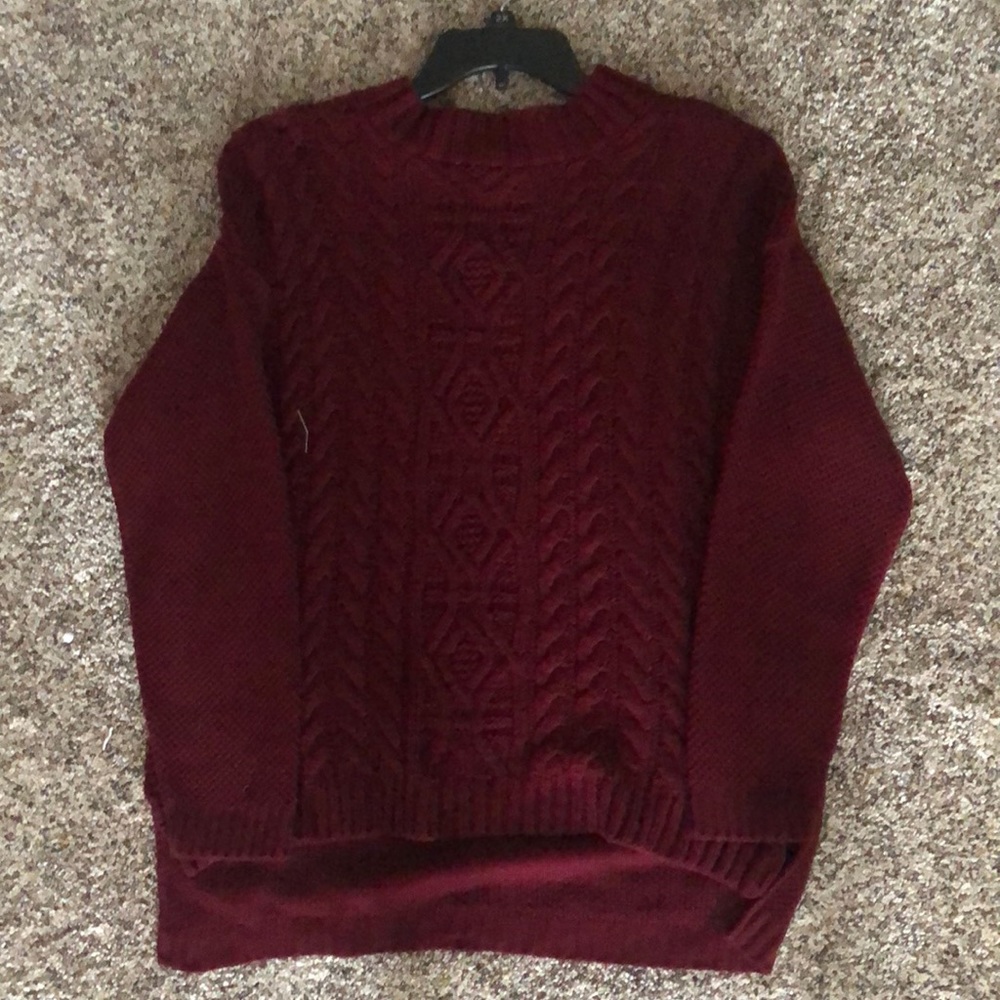 Warm Maroon Sweater
